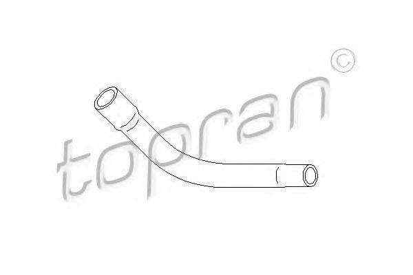 TOPRAN 206559 Шланг, воздухоотвод крышки головки цилиндра