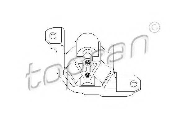 TOPRAN 201401 Подвеска, двигатель