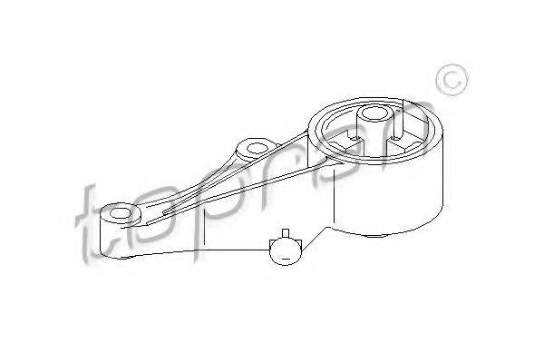 TOPRAN 205620 Подвеска, двигатель