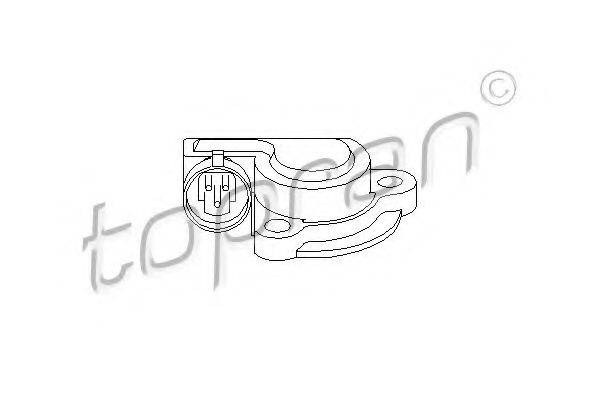TOPRAN 206028 Датчик, положение дроссельной заслонки