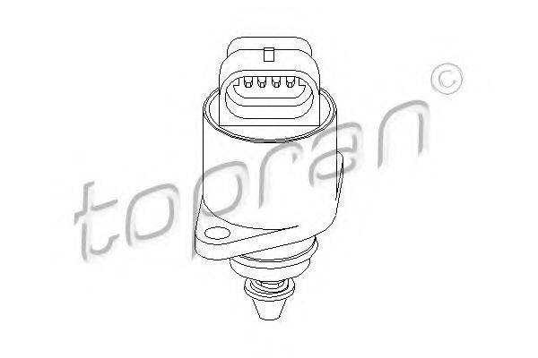 TOPRAN 206167 Поворотная заслонка, подвод воздуха