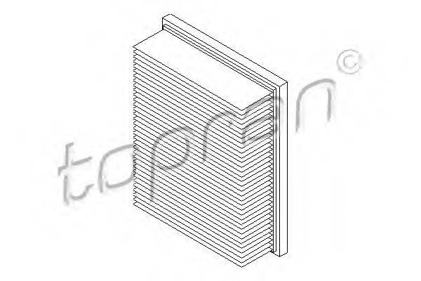 TOPRAN 201653 Воздушный фильтр