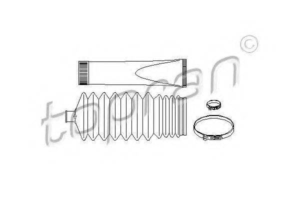 TOPRAN 201783 Комплект пылника, рулевое управление