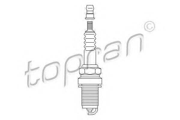 TOPRAN 206656 Свеча зажигания