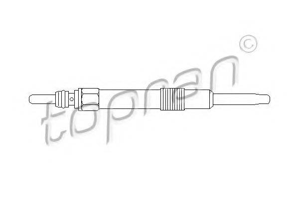 TOPRAN 207312 Свеча накаливания