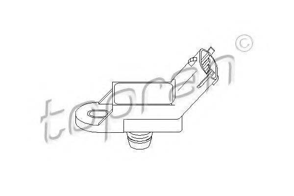 TOPRAN 207420 Датчик, давление во впускном газопроводе