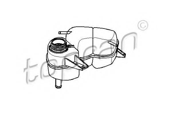 TOPRAN 202258 Компенсационный бак, охлаждающая жидкость