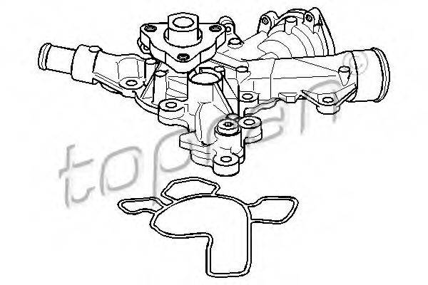 TOPRAN 205705 Водяной насос