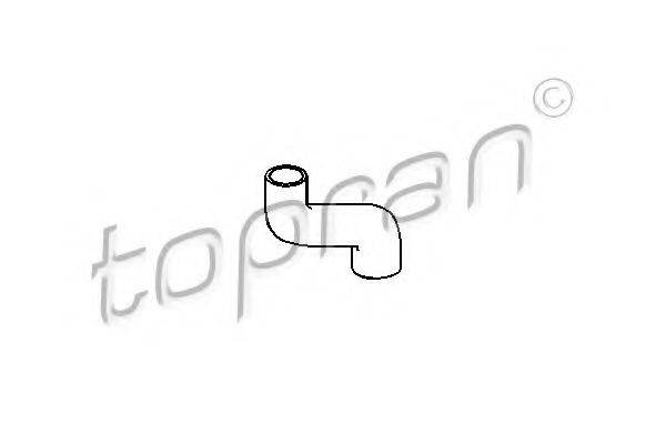 TOPRAN 205721 Шланг радиатора