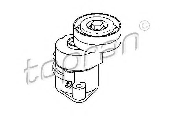 TOPRAN 205734 Натяжной ролик, поликлиновой  ремень