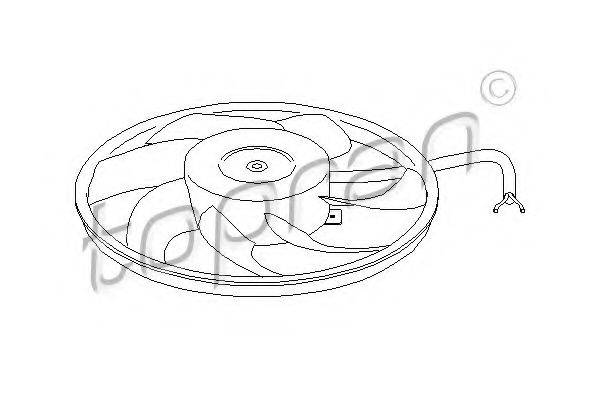 TOPRAN 207220 Вентилятор, охлаждение двигателя
