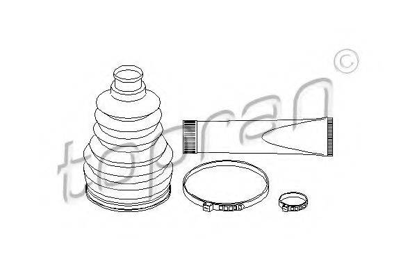 TOPRAN 202428 Комплект пылника, приводной вал