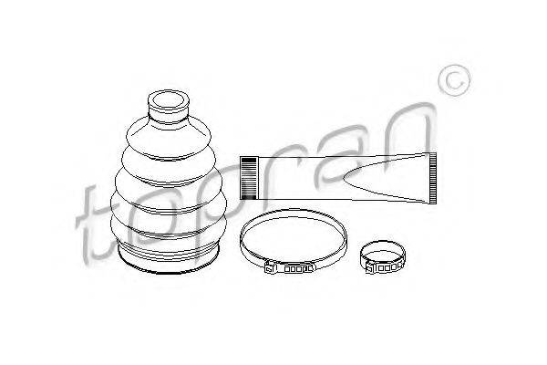 TOPRAN 206490 Комплект пылника, приводной вал