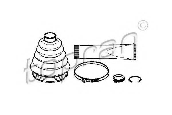 TOPRAN 207119 Комплект пылника, приводной вал