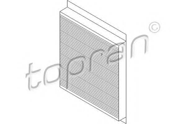 TOPRAN 205799 Фильтр, воздух во внутренном пространстве