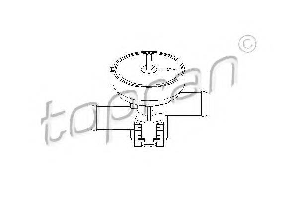 TOPRAN 207465 Регулирующий клапан охлаждающей жидкости