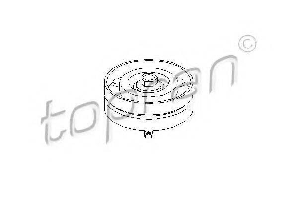 TOPRAN 206910 Паразитный / ведущий ролик, поликлиновой ремень
