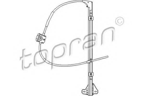 TOPRAN 207358 Подъемное устройство для окон