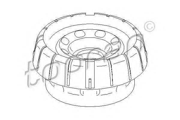 TOPRAN 207501 Опора стойки амортизатора