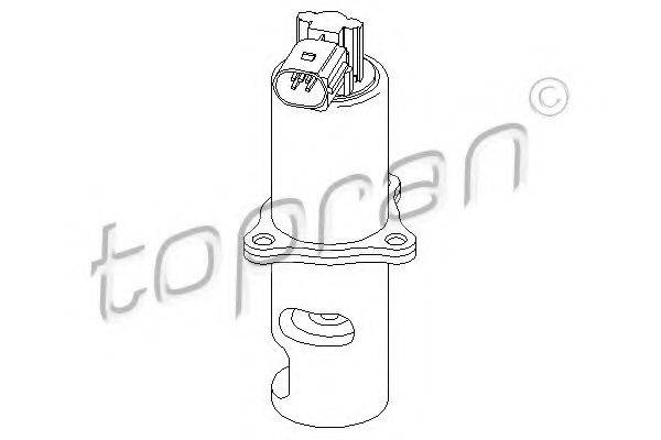 TOPRAN 207439 Клапан возврата ОГ
