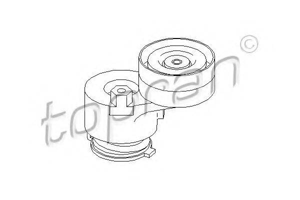 TOPRAN 207076 Натяжитель ремня, клиновой зубча
