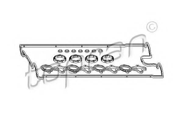 TOPRAN 207052 Комплект прокладок, крышка головки цилиндра