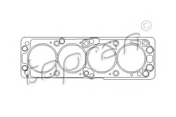 TOPRAN 206518 Прокладка, головка цилиндра