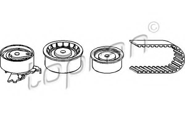 TOPRAN 206143 Комплект ремня ГРМ