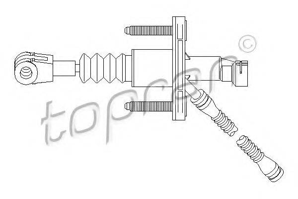 TOPRAN 207028 Главный цилиндр, система сцепления
