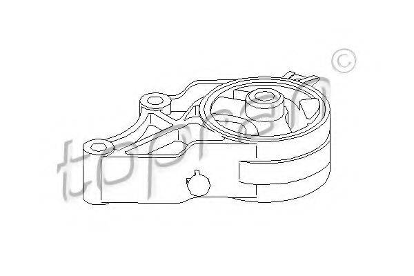 TOPRAN 206577 Подвеска, двигатель