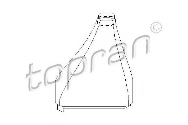 TOPRAN 205861 Обшивка рычага переключения