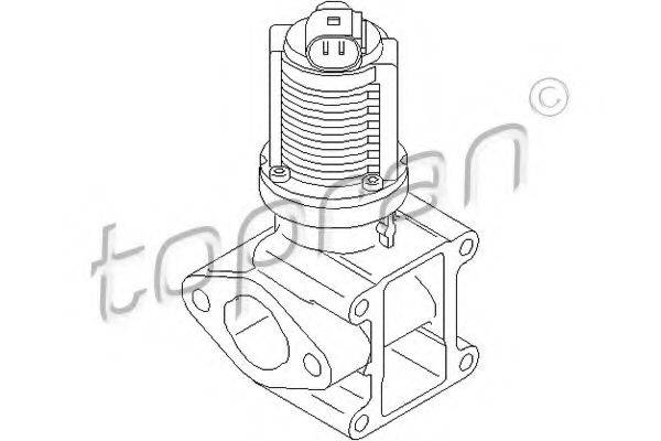 TOPRAN 207441 Клапан возврата ОГ
