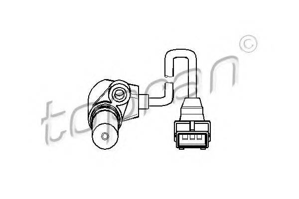 TOPRAN 205887 Датчик частоты вращения, управление двигателем