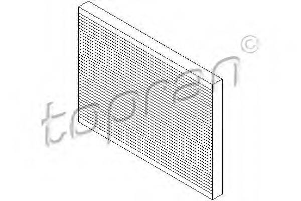 TOPRAN 207568 Фильтр, воздух во внутренном пространстве