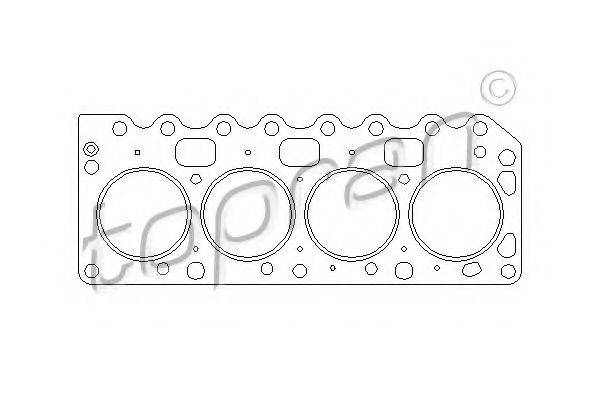 TOPRAN 301654 Прокладка, головка цилиндра
