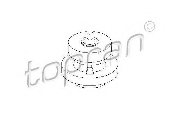 TOPRAN 302740 Подвеска, радиатор