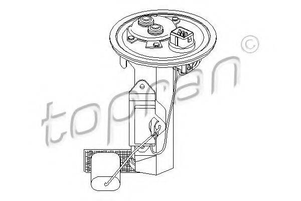 TOPRAN 302668 Топливный насос
