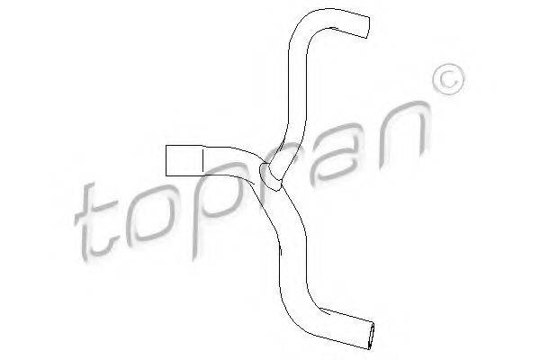 TOPRAN 301435 Шланг радиатора