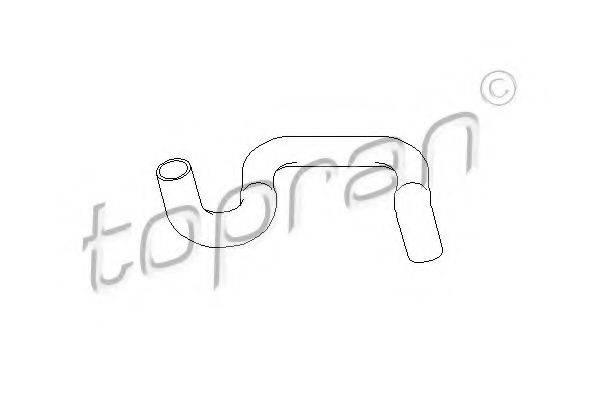 TOPRAN 301432 Шланг радиатора