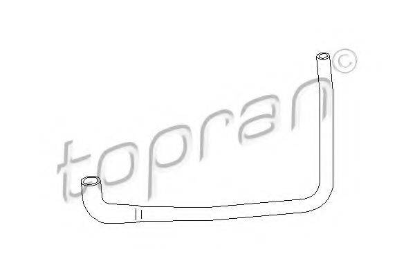 TOPRAN 301436 Шланг радиатора