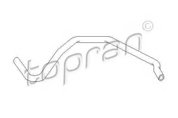 TOPRAN 301428 Шланг радиатора