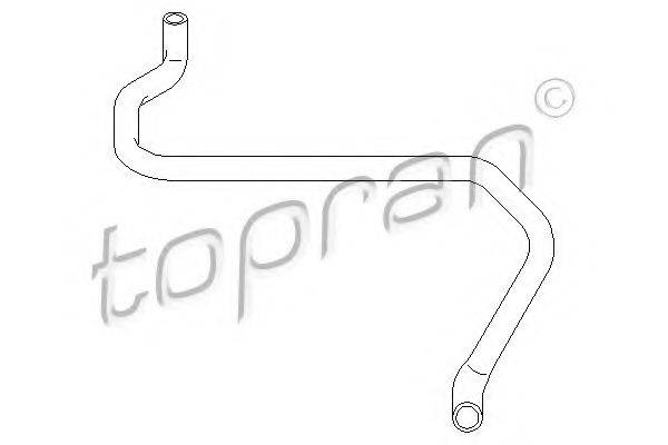 TOPRAN 301430 Шланг радиатора