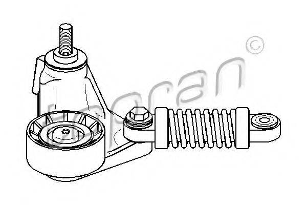 TOPRAN 302162 Натяжитель ремня, клиновой зубча