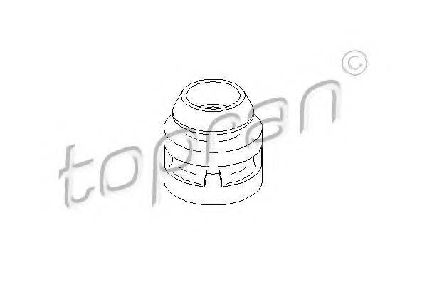 TOPRAN 302742 Подвеска, радиатор