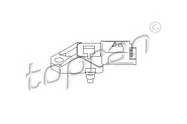 TOPRAN 302641 Датчик, давление во впускном газопроводе
