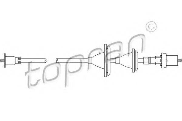 TOPRAN 300358 Тросик спидометра