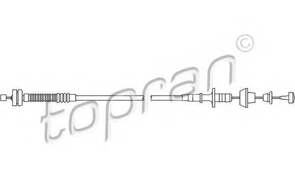 TOPRAN 302772 Тросик газа