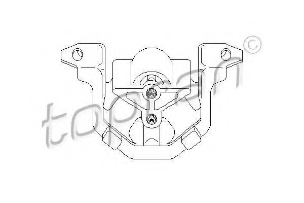 TOPRAN 301528 Подвеска, двигатель