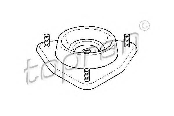 TOPRAN 301970 Опора стойки амортизатора