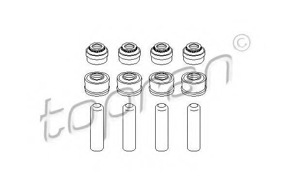 TOPRAN 401122 Комплект прокладок, стержень клапана